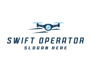 Propeller Drone Surveillance logo design