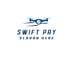 Propeller Drone Surveillance logo design