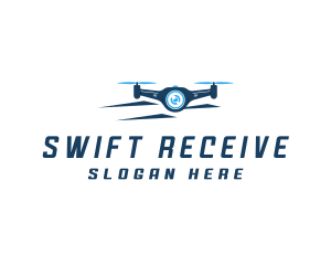 Propeller Drone Surveillance logo design