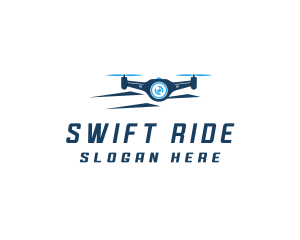 Propeller Drone Surveillance logo design