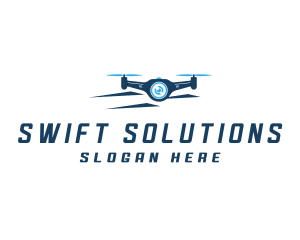 Swift - Propeller Drone Surveillance logo design