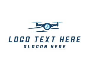 Swift - Propeller Drone Surveillance logo design