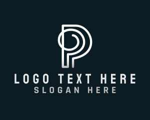 Business Startup Letter P Logo