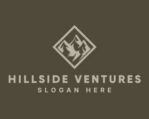 Hillside - Mountain Peak Scenery logo design