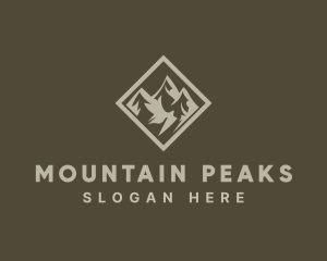 Mountain Peak Scenery logo design