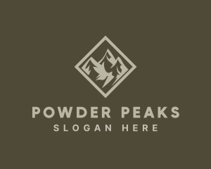 Mountain Peak Scenery logo design