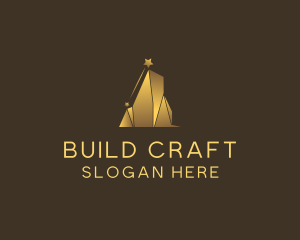 Luxury Gold Building logo design