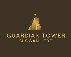 Luxury Gold Building logo design