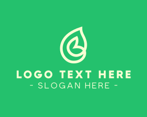 Eco - Butterfly Natural Leaf logo design