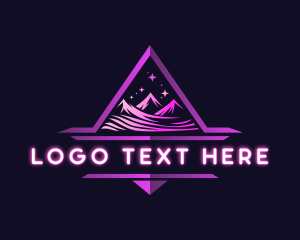 Triangle - Night Mountain Outdoors logo design