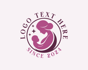 Breastfeeding - Family Planning Childcare logo design