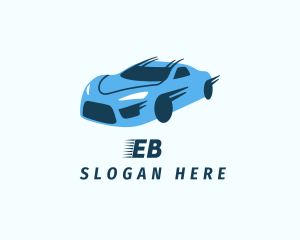 Racer - Sports Car Racing Vehicle logo design