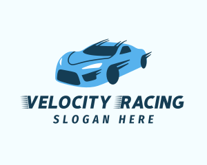 Sports Car Racing Vehicle logo design