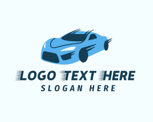 Sports Car Racing Vehicle Logo