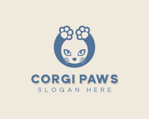 Cat Paw logo design