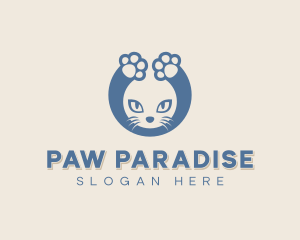 Cat Paw logo design