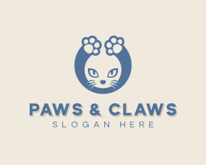 Cat Paw logo design