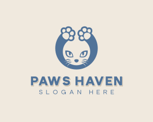 Cat Paw logo design