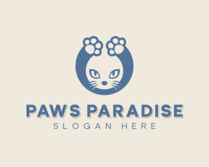 Cat Paw logo design