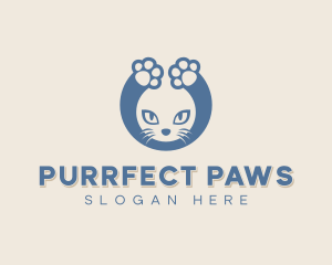 Cat Paw logo design