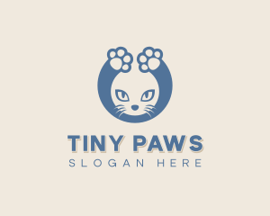 Cat Paw logo design