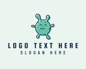 Microorganism - Slime Virus Sickness logo design