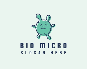 Microbiology - Slime Virus Sickness logo design