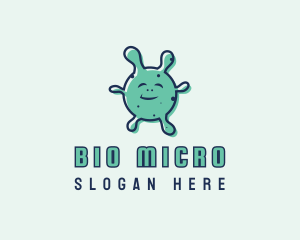 Microbiology - Virus Infection Microbe logo design