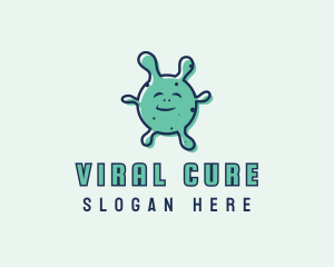 Disease - Virus Infection Microbe logo design