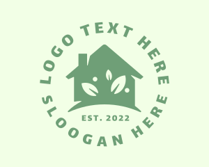 Tiny House - Nature Leaf Home logo design