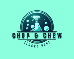 Cleaning Spray Disinfection Logo