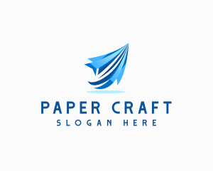 Paper Plane Aviation logo design