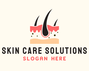 Dermatology - Skin Hair Dermatology logo design