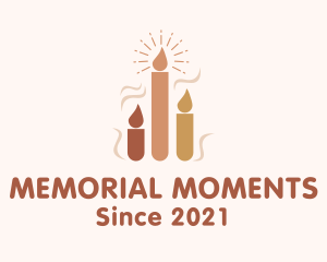 Commemoration - Occasion Pillar Candle logo design