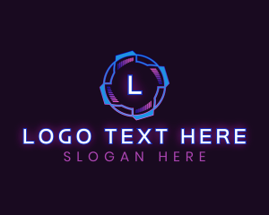 Digital Cyber Technology logo design