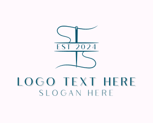 Seamstress - Clothing Needle Tailoring logo design