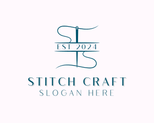 Clothing Needle Tailoring  logo design