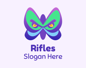 Angry Butterfly Wings Logo