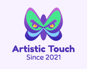 Angry Butterfly Wings logo design