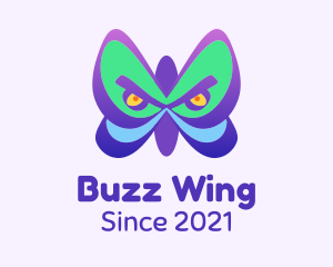 Angry Butterfly Wings logo design