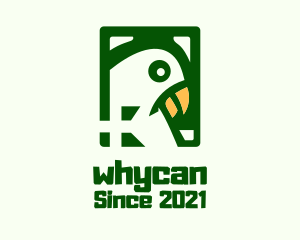 Wildlife Sanctuary - Green Parakeet Bird logo design