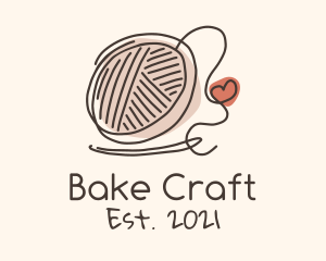 Crochet Heart Yarn logo design