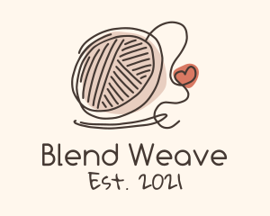 Crochet Heart Yarn logo design