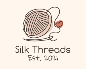 Crochet Heart Yarn logo design