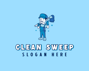 Janitor - Disinfection Cleaner Janitor logo design
