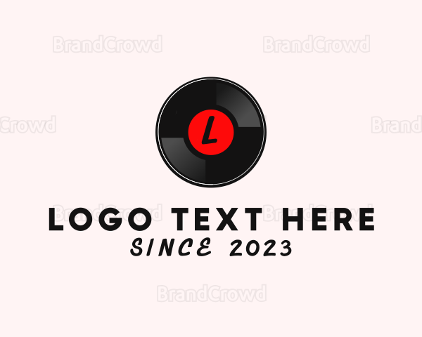 Vinyl Record Music Logo