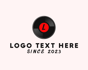 Record Store - Vinyl Record Music logo design