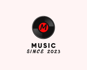 Vinyl Record Music logo design