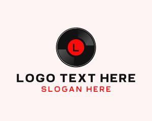 Recording Studio - Vinyl Record Music logo design