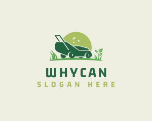 Gardening Lawn Mower Logo